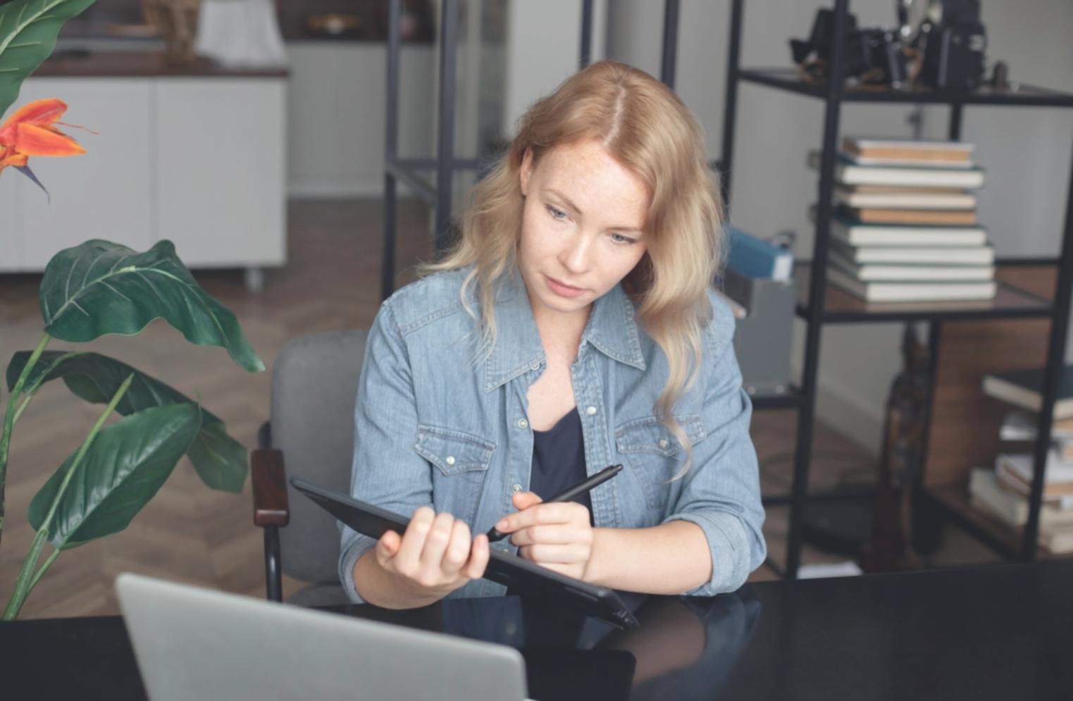Financial planning workspace with charts and analysis tools